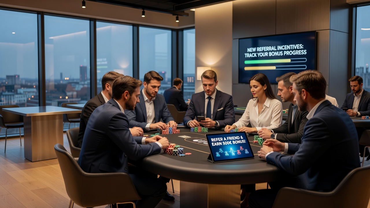 Grafik zu Spielerverhaltensmustern in mitteleuropäischen Card Rooms nach Referral-Einführungen