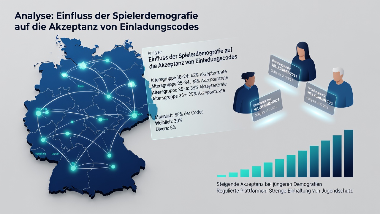 Grafik zeigt demografische Verteilung von Einladungscode-Nutzern auf deutschen Gaming-Plattformen